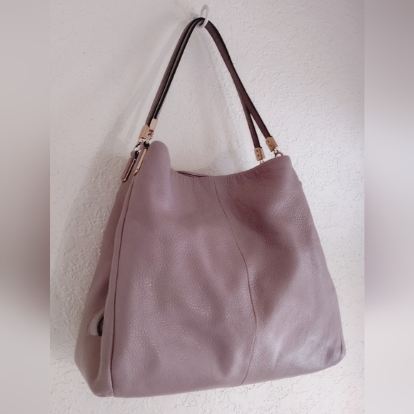COACH Madison Phoebe Pebbled Leather Shoulder Bag - Picture 2 of 13